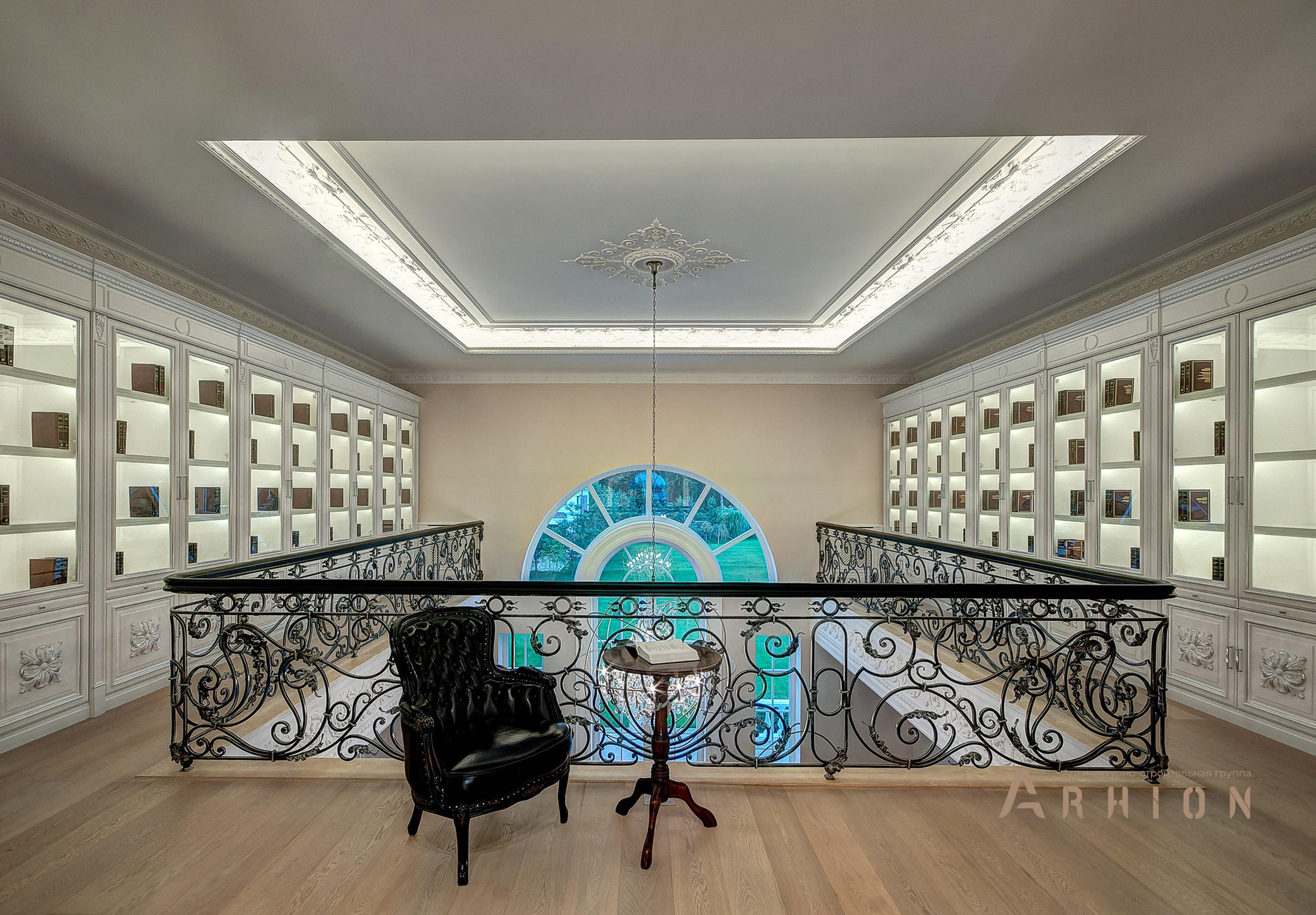 8. Проект трехэтажного дома в классическом стиле с многоскатной кровлей, gk-01, площадью - 1200 кв c сауной, терассой, эркером, вторым светом